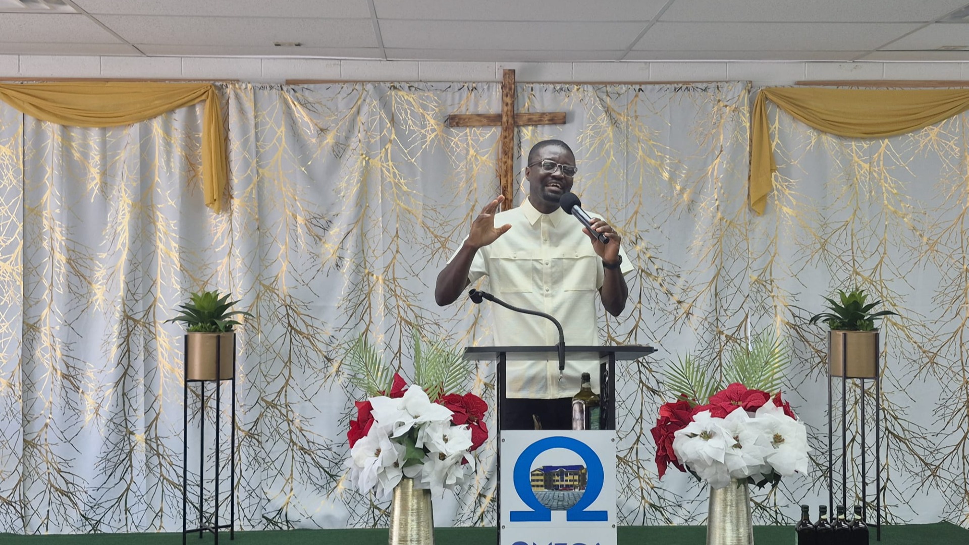 Pastor Preaching the Word